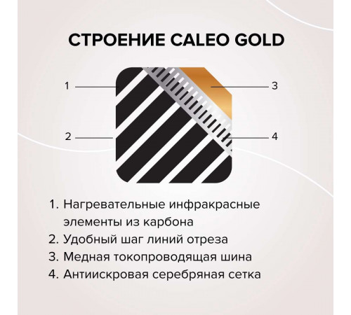 Теплый пол пленочный CALEO GOLD 170ВТ/м2 1,0 м2 Теплый пол пленочный CALEO GOLD 170ВТ/м2 1,0 м2