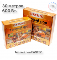 Теплый пол кабельный EASTEC ECC-600 (20-30) - 30 м.п.( 3,8-4,6 м.кв.) комплект