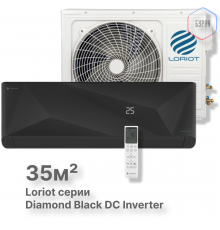 Инверторная сплит-система Loriot Diamond Black DC Inverter LAC-12MDI