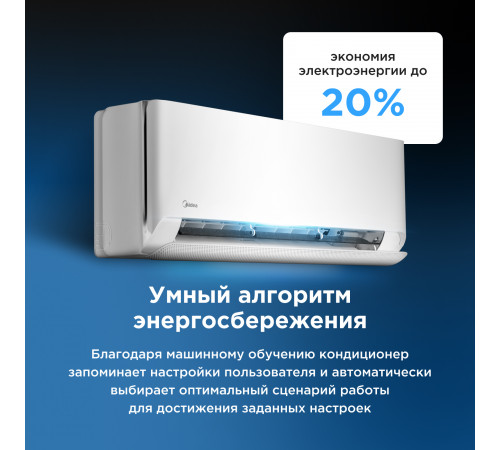 Настенная сплит-система Midea серии Breezeless E MSFE-09N8D6-I/MSFE-09N8D6-O Настенная сплит-система Midea серии Breezeless E MSFE-09N8D6-I/MSFE-09N8D6-O