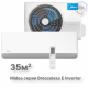 Настенная сплит-система Midea серии Breezeless E MSFE-12N8D6-I/MSFE-12N8D6-O