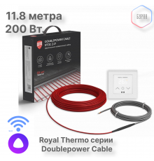 Кабель нагревательный Royal Thermo RTDC 2-17-200 с терморегулятором RTS-16