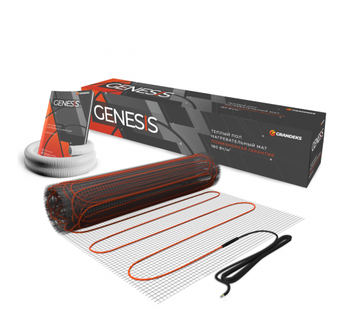 Нагревательный мат для теплого пола Genesis 1620 Вт - 9,0 кв.м Нагревательный мат для теплого пола Genesis 1620 Вт - 9,0 кв.м