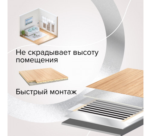 Теплый пол пленочный CALEO PLATINUM 230 ВТ/м2 1 м2 Теплый пол пленочный CALEO PLATINUM 230 ВТ/м2 1 м2