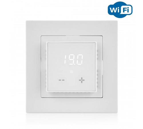 Терморегулятор для теплого пола Russian Heat 6000D Wi-Fi белый Терморегулятор для теплого пола Russian Heat 6000D Wi-Fi белый