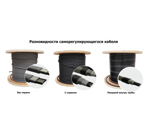 Саморегулирующийся греющий кабель Grandeks 17-2CR
