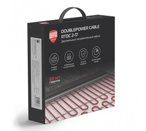 Кабель нагревательный Royal Thermo Doublepower Cable RTDC 2-17-1200 (комплект) Кабель нагревательный Royal Thermo Doublepower Cable RTDC 2-17-1200 (комплект)
