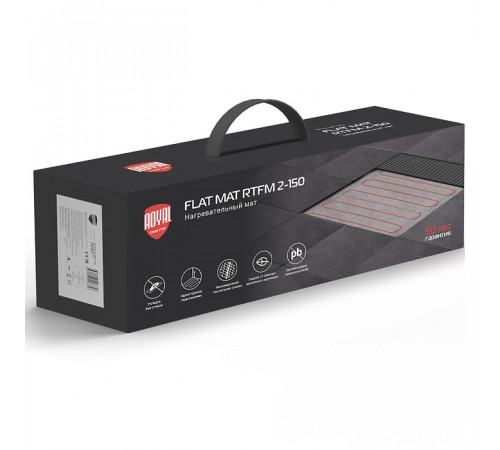 Комплект теплого пола Royal Thermo Flat Mat RTFM 2-150-2,5 Комплект теплого пола Royal Thermo Flat Mat RTFM 2-150-2,5