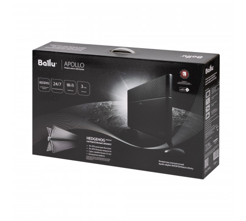 Конвектор электрический Ballu Apollo digital INVERTER Black Infinity BEC/ATI-2003 Конвектор электрический Ballu Apollo digital INVERTER Black Infinity BEC/ATI-2003