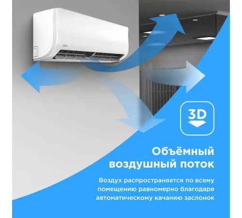 Настенная сплит-система Midea серии Paramount MSAG1-18HRN1-I/MSAG1-18HRN1-O Настенная сплит-система Midea серии Paramount MSAG1-18HRN1-I/MSAG1-18HRN1-O