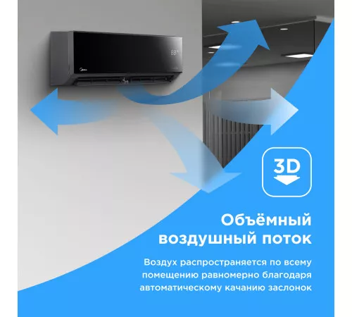 Настенная сплит-система Midea серии Persona MSAG4-18HRN1-I/MSAG4-18HRN1-O Настенная сплит-система Midea серии Persona MSAG4-18HRN1-I/MSAG4-18HRN1-O